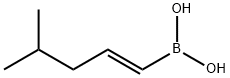 Boronic acid, B-[(1E)-4-methyl-1-penten-1-yl]- Structure