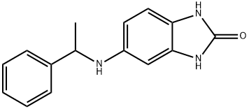 2H-Benzimidazol-2-one, 1,3-dihydro-5-[(1-phenylethyl)amino]- Structure