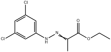 Ethyl 2-[2-(3,5-Dichlorophenyl)hydrazin-1-ylidene]propanoate 구조식 이미지