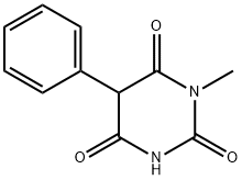 2,4,6(1H,3H,5H)-Pyrimidinetrione, 1-methyl-5-phenyl- 구조식 이미지