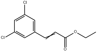 2-Propenoic acid, 3-(3,5-dichlorophenyl)-, ethyl ester 구조식 이미지
