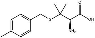 L-Valine, 3-[[(4-methylphenyl)methyl]thio]- Structure