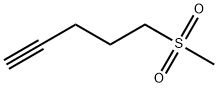 1-Pentyne, 5-(methylsulfonyl)- Structure