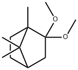 Bicyclo[2.2.1]heptane, 2,2-dimethoxy-1,7,7-trimethyl- Structure