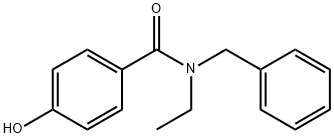 Benzamide, N-ethyl-4-hydroxy-N-(phenylmethyl)- Structure