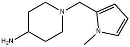 4-Piperidinamine, 1-[(1-methyl-1H-pyrrol-2-yl)methyl]- Structure