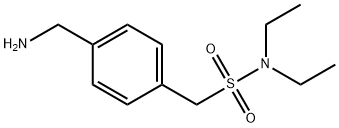 1-[4-(aminomethyl)phenyl]-N,N-diethylmethanesulfonamide Structure