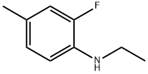 Benzenamine, N-ethyl-2-fluoro-4-methyl- Structure