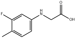 N-(3-fluoro-4-methylphenyl)glycine Structure