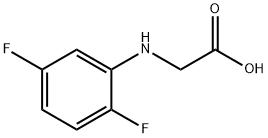 N-(2,5-difluorophenyl)glycine Structure