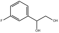 1,2-Ethanediol, 1-(3-fluorophenyl)- Structure