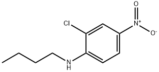 Benzenamine, N-butyl-2-chloro-4-nitro- Structure