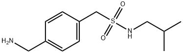 1-[4-(aminomethyl)phenyl]-N-(2-methylpropyl)methanesulfonamide Structure