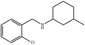 Benzenemethanamine, 2-chloro-N-(3-methylcyclohexyl)- Structure