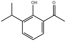 1-[2-Hydroxy-3-(1-methylethyl)phenyl]ethanone Structure