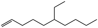 1-Decene, 6-ethyl- Structure