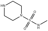 1-Piperazinesulfonamide, N-methyl- Structure