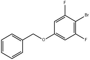 Benzene, 2-bromo-1,3-difluoro-5-(phenylmethoxy)- Structure