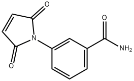 Benzamide, 3-(2,5-dihydro-2,5-dioxo-1H-pyrrol-1-yl)- 구조식 이미지