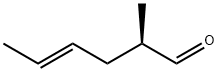 4-Hexenal, 2-methyl-, (2R,4E)- Structure