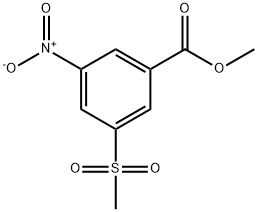 Methyl 3-Methanesulfonyl-5-nitrobenzoate Structure