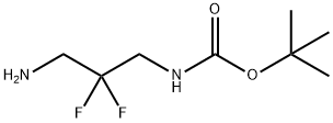 tert-butyl (3-amino-2,2-difluoropropyl)carbamate Structure