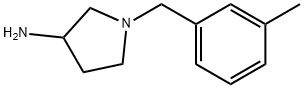 3-Pyrrolidinamine, 1-[(3-methylphenyl)methyl]- Structure