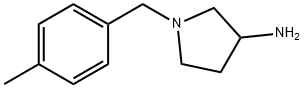 3-Pyrrolidinamine, 1-[(4-methylphenyl)methyl]- Structure