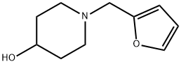 4-Piperidinol, 1-(2-furanylmethyl)- Structure