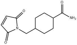 Cyclohexanecarboxamide, 4-[(2,5-dihydro-2,5-dioxo-1H-pyrrol-1-yl)methyl]- 구조식 이미지