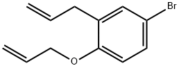 Benzene, 4-bromo-2-(2-propen-1-yl)-1-(2-propen-1-yloxy)- Structure