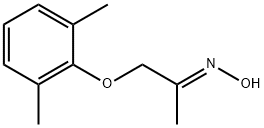 2-Propanone, 1-(2,6-dimethylphenoxy)-, oxime, (2E)- Structure