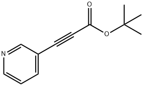 2-Propynoic acid, 3-(3-pyridinyl)-, 1,1-dimethylethyl ester Structure