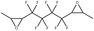 Oxirane, 2-methyl-3-[1,1,2,2,3,3,4,4-octafluoro-4-(3-methyl-2-oxiranyl)butyl]- Structure