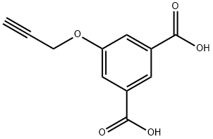 1,3-Benzenedicarboxylic acid, 5-(2-propyn-1-yloxy)- Structure