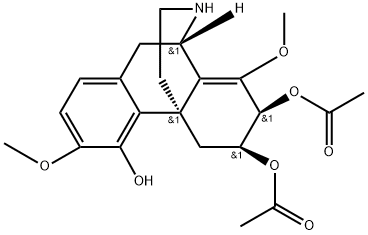 6,7-Di-O-acetylsinococuline 구조식 이미지