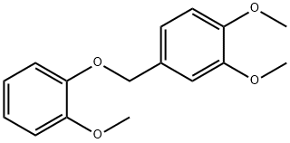 Benzene, 1,2-dimethoxy-4-[(2-methoxyphenoxy)methyl]- 구조식 이미지