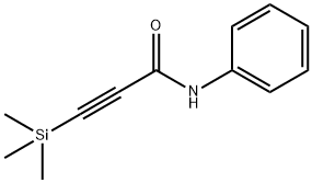 2-Propynamide, N-phenyl-3-(trimethylsilyl)- Structure