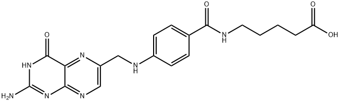 N-4-[(2-amido-4-oxo-1,4-dihydro-6-terene)methylamino]benzoyl-Pentanoic acid Structure
