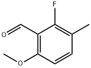 2-Fluoro-6-methoxy-3-methylbenzaldehyde Structure