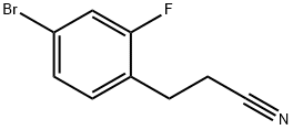 3-(4-Bromo-2-fluorophenyl)propanenitrile Structure