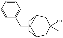 8-benzyl-3-methyl-8-azabicyclo[3.2.1]octan-3-ol 구조식 이미지