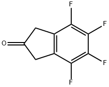 2H-Inden-2-one, 4,5,6,7-tetrafluoro-1,3-dihydro- Structure