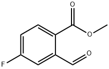 Methyl 4-fluoro-2-formylbenzoate Structure