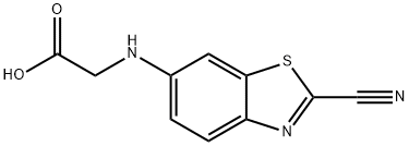 6-carboxymethylamino-2-cyanobenzothiazole 구조식 이미지