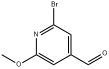 4-Pyridinecarboxaldehyde, 2-bromo-6-methoxy- Structure