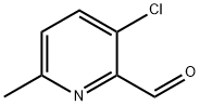 3-Chloro-6-methyl-pyridine-2-carbaldehyde 구조식 이미지