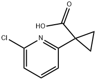 1-(6-Chloro-pyridin-2-yl)-cyclopropanecarboxylic acid Structure