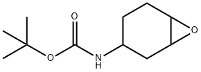 Carbamic acid, N-7-oxabicyclo[4.1.0]hept-3-yl-, 1,1-dimethylethyl ester Structure