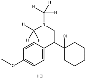 (±)-벤라팍신-d6HCl 구조식 이미지